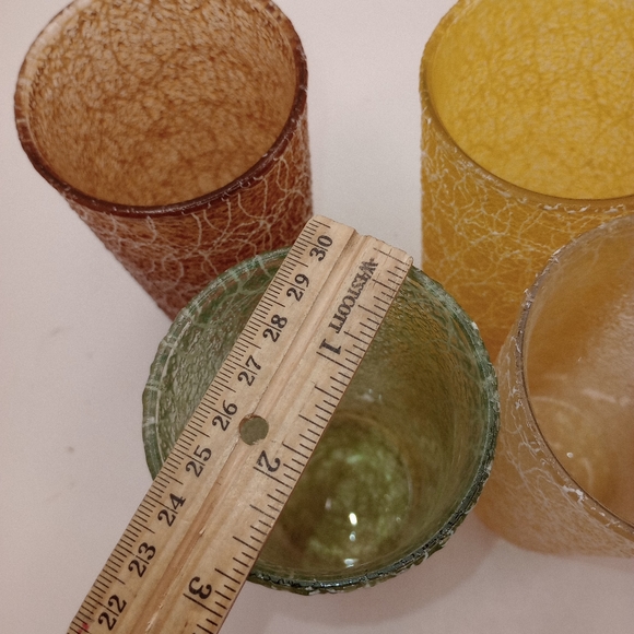 Vintage Spaghetti String Glasses MCM Set of 5 - Picture 5 of 7